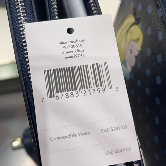 Kate Spade disney x kate spade new york alice in wonderland crossbody bag - Picture 9 of 16